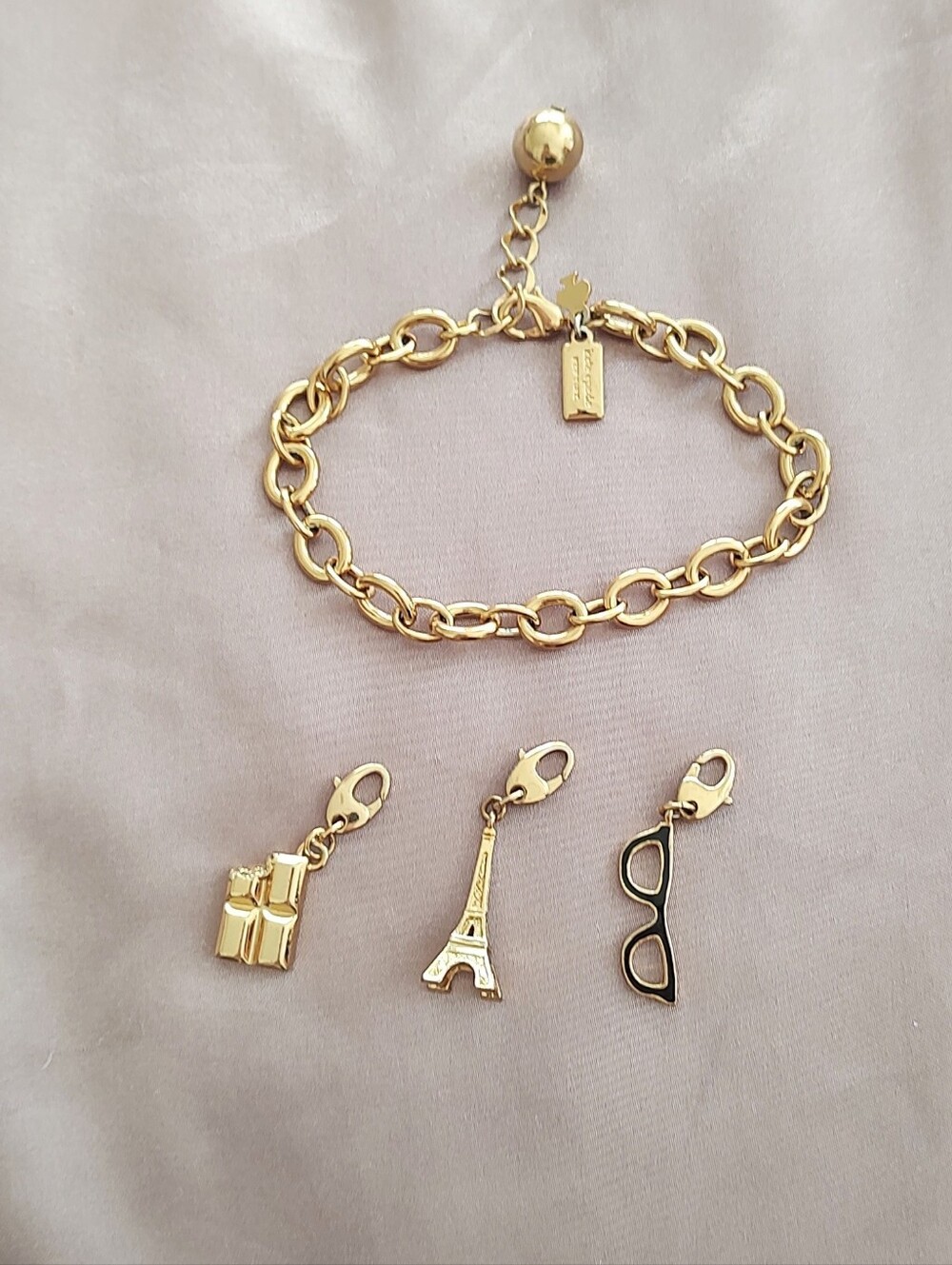 Kate Spade Charms & Bracelet Set